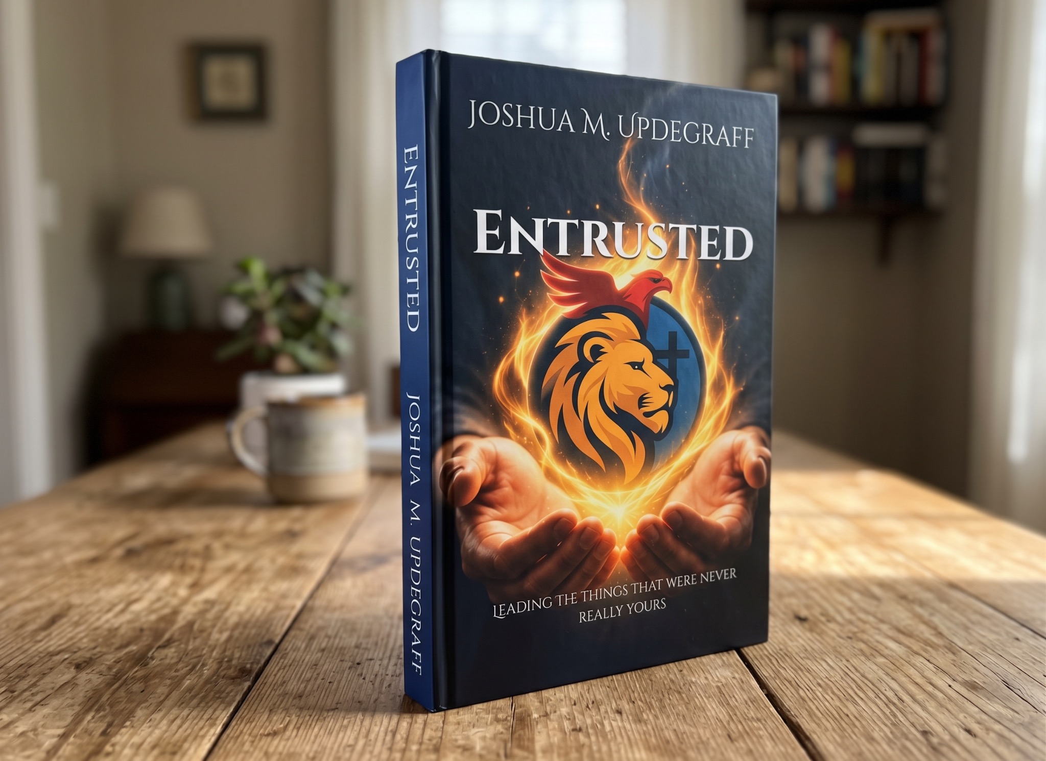 Entrusted book cover by Joshua M. Updegraff